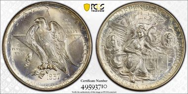 1937-D 50C Texas MS67