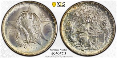 1937-S 50C Texas MS65