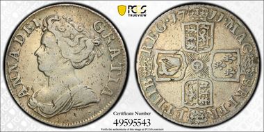 1711 Shil S-3618 4th Bust VF35