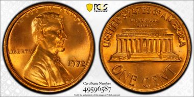 1972 1C MS67+ RD
