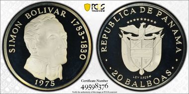 1975-FM 20 B Simon Bolivar PR69DCAM