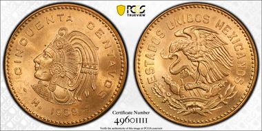 1959-Mo 50C KM-450 MS65RD
