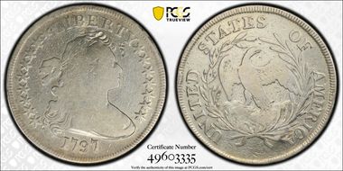 1797 $1 BB-73, Large Letters N1