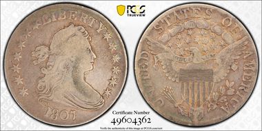 1807 50C Draped Bust VG10