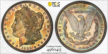 1888 $1 MS64