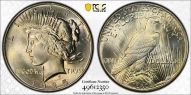 1925 $1 MS67