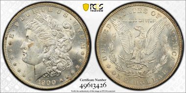 1900-S $1 MS62