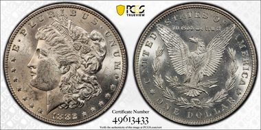 1882 $1 MS62