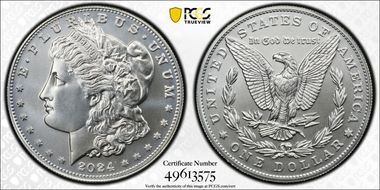 2024 $1 Morgan Dollar First Strike MS70