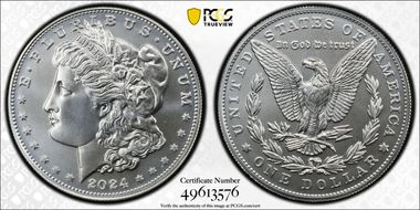 2024 $1 Morgan Dollar First Strike MS70