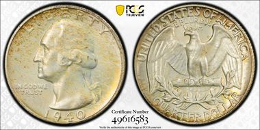 1940 25C PR66