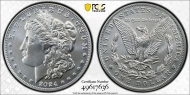 2024 $1 Morgan Dollar First Strike MS70