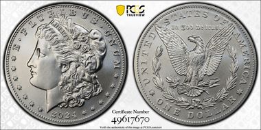 2024 $1 Morgan Dollar First Strike MS70