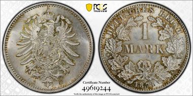 1874-H Mark J-9 MS65