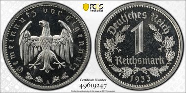 1933-A Mark J-354 PR65CAM