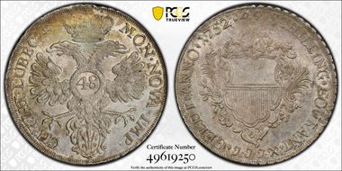 1752-JJJ 48 Shil D-2420 AU58