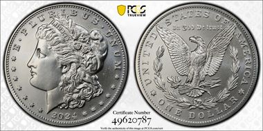 2024 $1 Morgan Dollar MS69