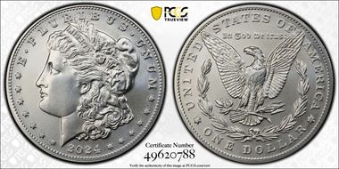 2024 $1 Morgan Dollar MS70