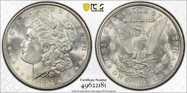 1904 $1 MS65