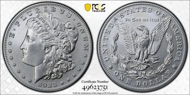 2023 $1 Morgan Dollar MS70