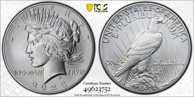 2023 $1 Peace Dollar MS70