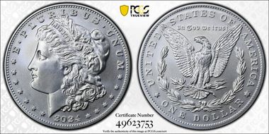 2024 $1 Morgan Dollar First Strike MS70