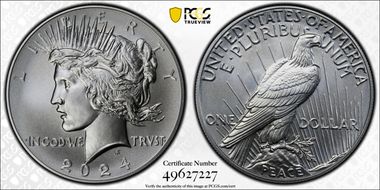 2024 $1 Peace Dollar First Strike MS69