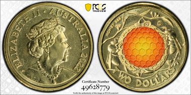 2022-C $2 Honey Bee Colorized MS69