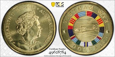 2023-C $2 Vietnam War Colorized MS69