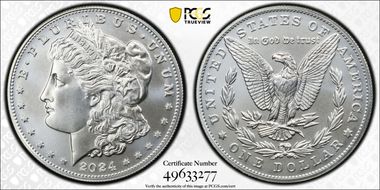 2024 $1 Morgan Dollar First Strike MS70