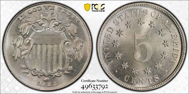 1883 5C RPD FS-311 Shield MS65+