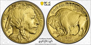 2023-W $50 American Buffalo  .9999 Fine Gold PR70DCAM