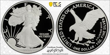 2023-S $1 Silver Eagle PR70DCAM