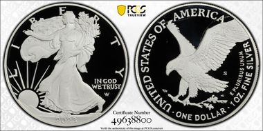 2023-S $1 Silver Eagle PR69DCAM