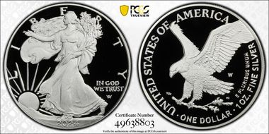 2024-W  $1 Silver Eagle PR70DCAM