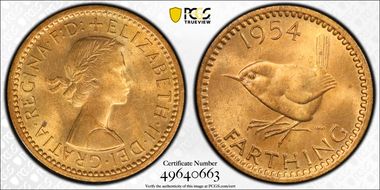 1954 1/4D S-4159 MS63RD