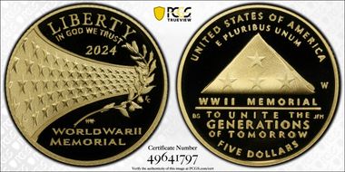 2024-W $5 Greatest Generation PR70DCAM