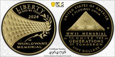 2024-W $5 Greatest Generation PR70DCAM