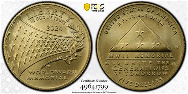2024-W $5 Greatest Generation MS70