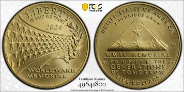 2024-W $5 Greatest Generation MS70