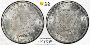 1880-CC $1 MS66