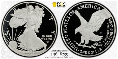 2023-S $1 Silver Eagle PR70DCAM