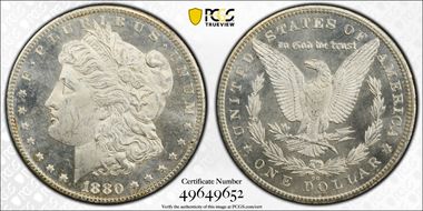 1880-CC $1 MS63PL