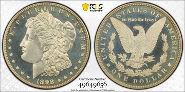 1898 $1 PR65CAM
