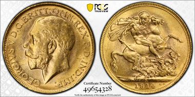 1914-P Sov S-4001 MS62