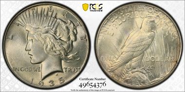 1935 $1 MS64