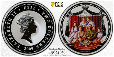 2009 $2 Romanoff Family MS69