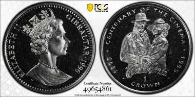 1996-PM Crown Casablanca Centenary of the Cinema MS67