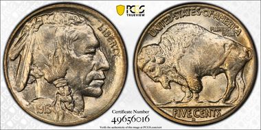 1913-D 5C Type 2 MS66