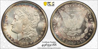 1878-CC $1 MS66